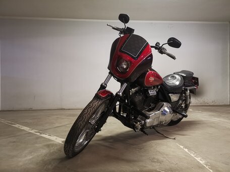 1992 Harley-Davidson Dyna Super Glide, красный, 1300000 рублей, вид 1
