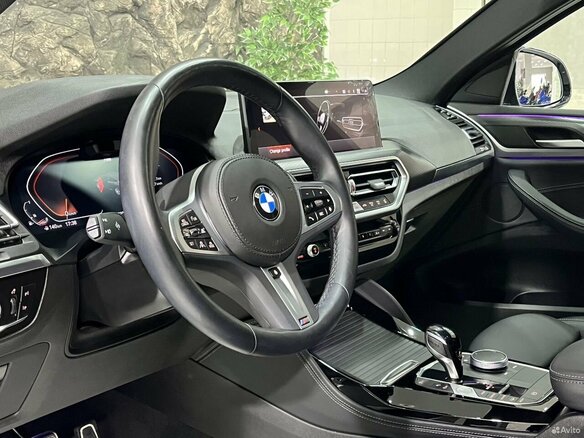 2022 BMW X4 20i II (G02) Рестайлинг, серый - вид 18