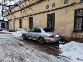 2008 Hyundai Sonata ТагАЗ IV (EF) Рестайлинг, серебристый, 250000 рублей, вид 5