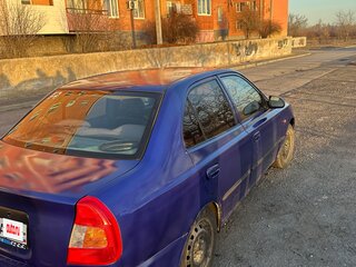 2002 Hyundai Accent II, синий, 300000 рублей, вид 2