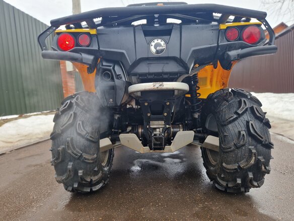 2013 BRP Can-Am Outlander 500, жёлтый, 800000 рублей - вид 9