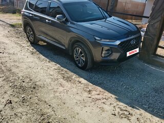 2019 Hyundai Santa Fe IV, серый, 3850000 рублей, вид 3