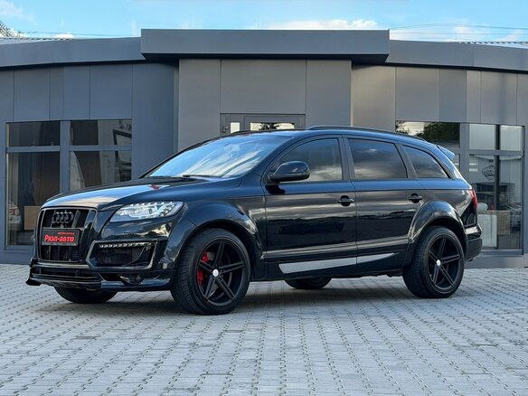 2013 Audi Q7 I (4L) Рестайлинг, чёрный - вид 2