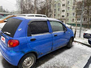 2002 Daewoo Matiz I Рестайлинг, синий, 90000 рублей, вид 2