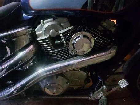 1990 Honda VT 1100, синий, 330000 рублей, вид 1