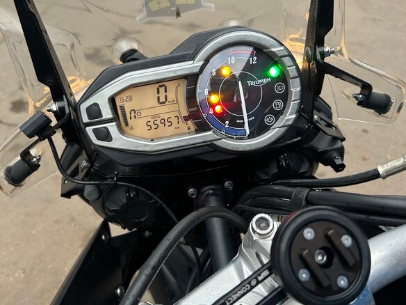 2013 Triumph Tiger 800, голубой, 610000 рублей - вид 14