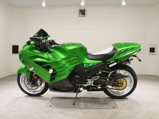 2013 Kawasaki ZX-14R, зелёный, 946000 рублей, вид 2
