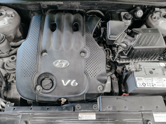 2007 Hyundai Santa Fe II, бежевый - вид 3