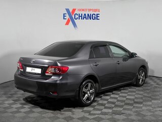 2010 Toyota Corolla X (E140, E150) Рестайлинг, серый, 677000 рублей, вид 5