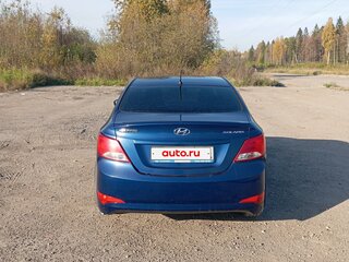 2015 Hyundai Solaris I Рестайлинг, синий, 750000 рублей, вид 3