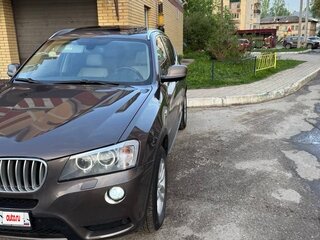 2014 BMW X3 28i xDrive II (F25) Рестайлинг, коричневый, 1500000 рублей, вид 2