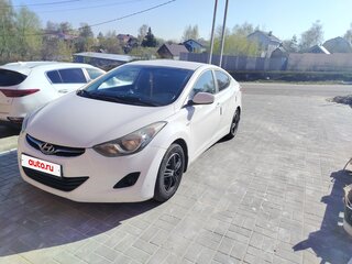 2013 Hyundai Elantra V (MD), белый, 850000 рублей, вид 3