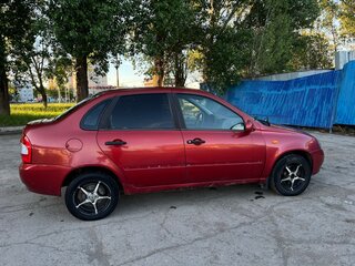 2006 Lada (ВАЗ) Kalina I, красный, 165000 рублей, вид 2