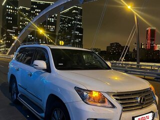 2012 Lexus LX 570 III Рестайлинг, белый, 3650000 рублей, вид 3