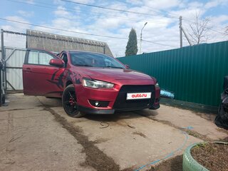 2008 Mitsubishi Lancer X, красный, 650000 рублей, вид 1