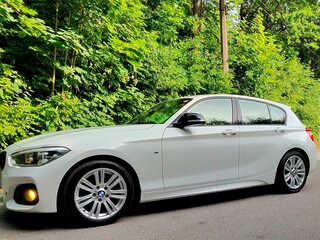 2015 BMW 1 серии 118i II (F20/F21) Рестайлинг, белый, 1390000 рублей, вид 1