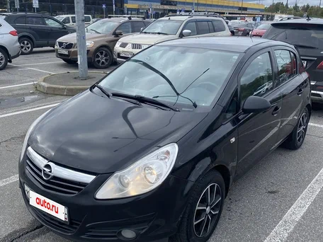 2008 Opel Corsa D, чёрный, 450000 рублей, вид 1