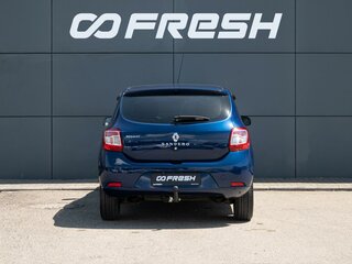 2019 Renault Sandero II Рестайлинг, синий, 1220000 рублей, вид 4