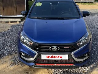 2020 Lada (ВАЗ) Vesta Sport I, синий, 1309000 рублей, вид 3