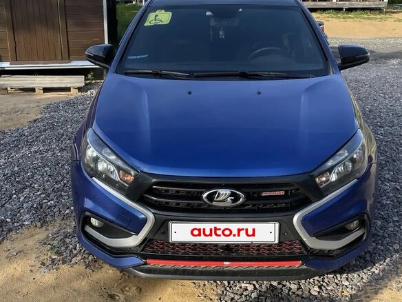 2020 Lada (ВАЗ) Vesta Sport I, синий, 1320000 рублей - вид 2