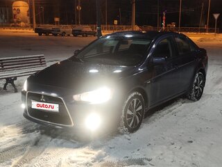 2011 Mitsubishi Lancer X Рестайлинг, синий, 670000 рублей, вид 5