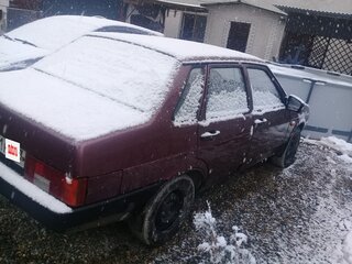 1995 Lada (ВАЗ) 21099, пурпурный, 110000 рублей, вид 1