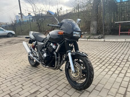 1995 Honda CB 400 Super Four, чёрный, 290000 рублей, вид 4