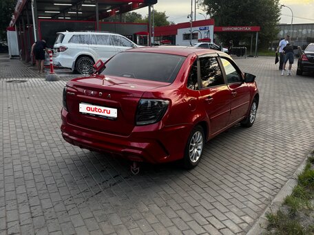 2020 Lada (ВАЗ) Granta I Рестайлинг, красный, 600000 рублей, вид 3