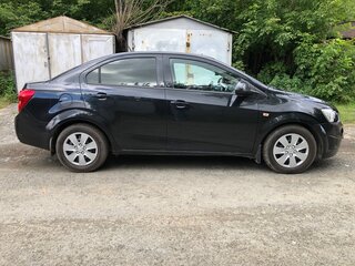 2013 Chevrolet Aveo II, чёрный, 540000 рублей, вид 3