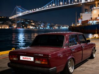 2007 Lada (ВАЗ) 2107, красный, 135000 рублей, вид 1