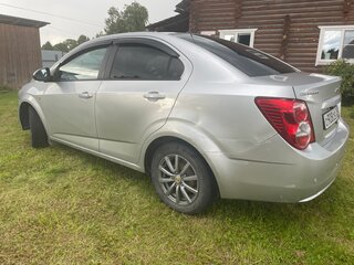 2012 Chevrolet Aveo II, серебристый, 680000 рублей, вид 4