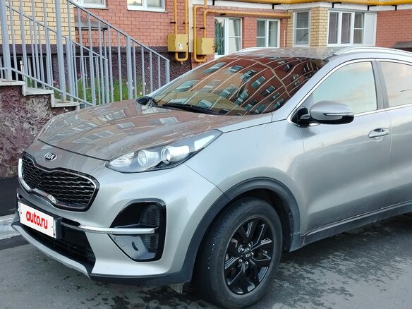 2021 Kia Sportage IV Рестайлинг, серый