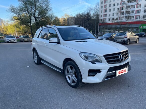 2013 Mercedes-Benz M-Класс 350 CDI III (W166), белый, 3350000 рублей - вид 1