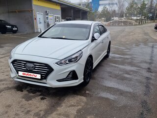 2018 Hyundai Sonata VII (LF) Рестайлинг, белый, 1150000 рублей, вид 5