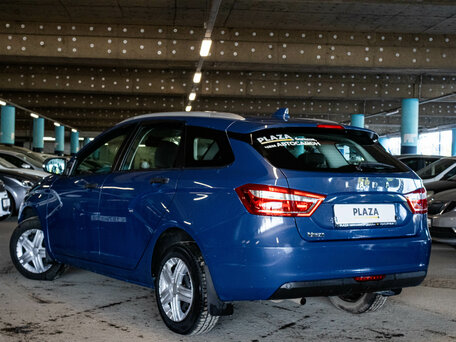 2019 Lada (ВАЗ) Vesta SW I, синий, 1050000 рублей, вид 4
