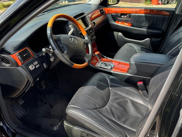 2005 Lexus LS 430 III Рестайлинг, чёрный, 1650000 рублей - вид 12