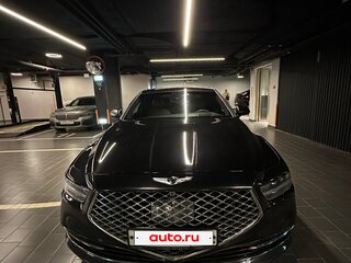 2019 Genesis G90 I Рестайлинг, чёрный, 3400000 рублей, вид 1