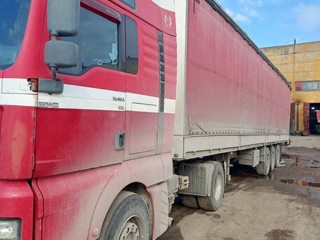 2002 MAN TGA, красный, 1100000 рублей, вид 2