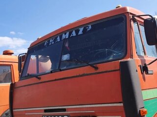 2007 КамАЗ Автобетоносмеситель, красный, 1000000 рублей, вид 3