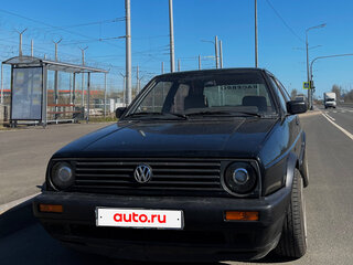 1991 Volkswagen Golf KAT II, чёрный, 360000 рублей, вид 1