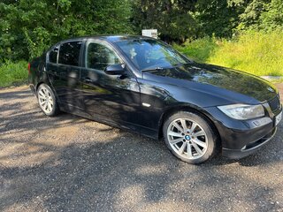 2007 BMW 3 серии 320i V (E90/E91/E92/E93), чёрный, 650000 рублей, вид 2