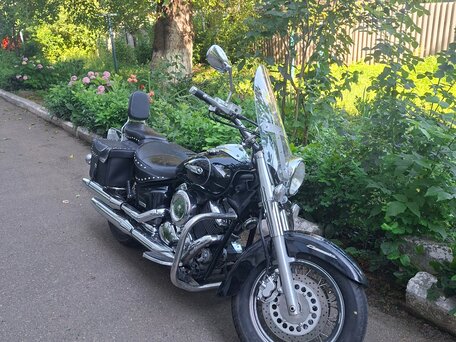 2004 Yamaha XVS1100, чёрный, 550000 рублей, вид 1