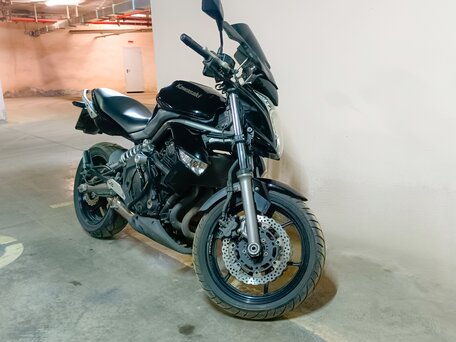 2009 Kawasaki ER-6N, чёрный, 340000 рублей, вид 5