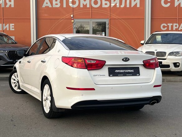 2015 Kia Optima III Рестайлинг, белый, 1240000 рублей - вид 7