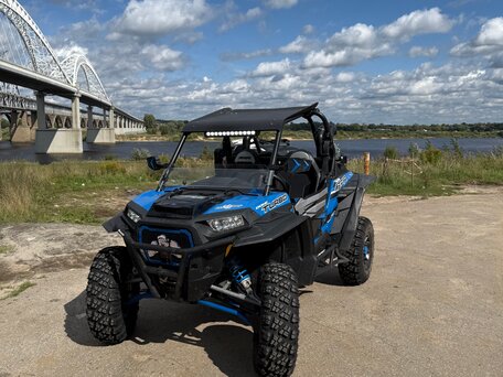 2017 Polaris RZR XP Turbo EPS, синий, 1450000 рублей, вид 1