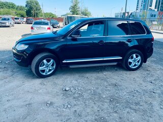 2007 Volkswagen Touareg I Рестайлинг, чёрный, 1200000 рублей, вид 4