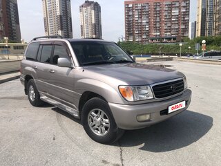 2002 Toyota Land Cruiser 100 Series, серебристый, 1950000 рублей, вид 1