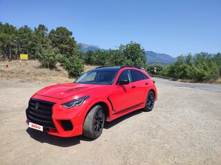 2012 Infiniti FX37 II (S51) Рестайлинг, красный, 2370000 рублей, вид 1