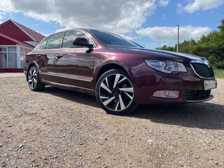 2009 Skoda Superb II, пурпурный, 1100000 рублей, вид 1