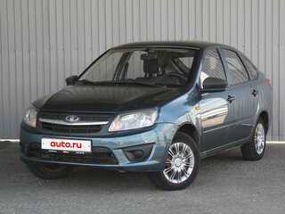 2014 Lada (ВАЗ) Granta I, серый, 370000 рублей, вид 1